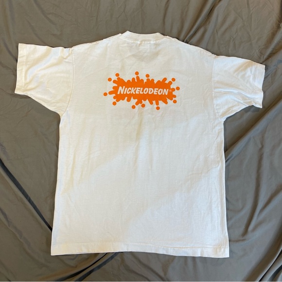 Vintage 1994 NOS Deadstock Nickelodeon Wild & Crazy Kids Single Stitch Tee Large - Picture 4 of 8